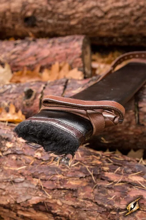 Schwertscheide Medium Linkshänder schwarz