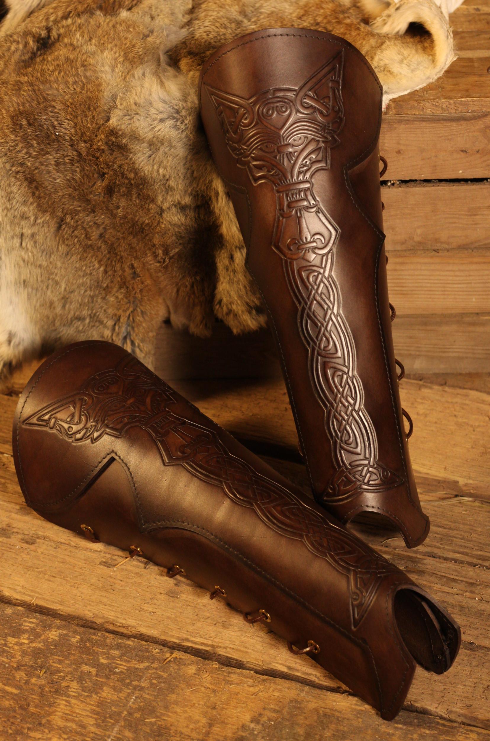 LARP Lederrüstung Vendel Komplettset