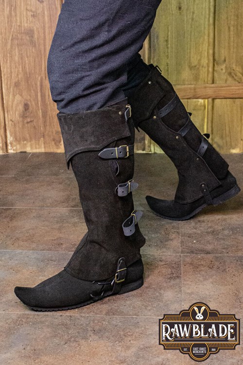 Gamaschen aus Veloursleder