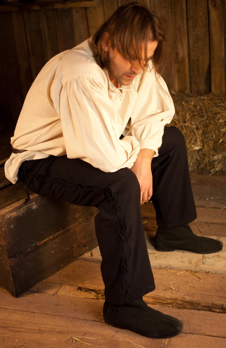 Mittelalterhose mit seitlicher Schnürung