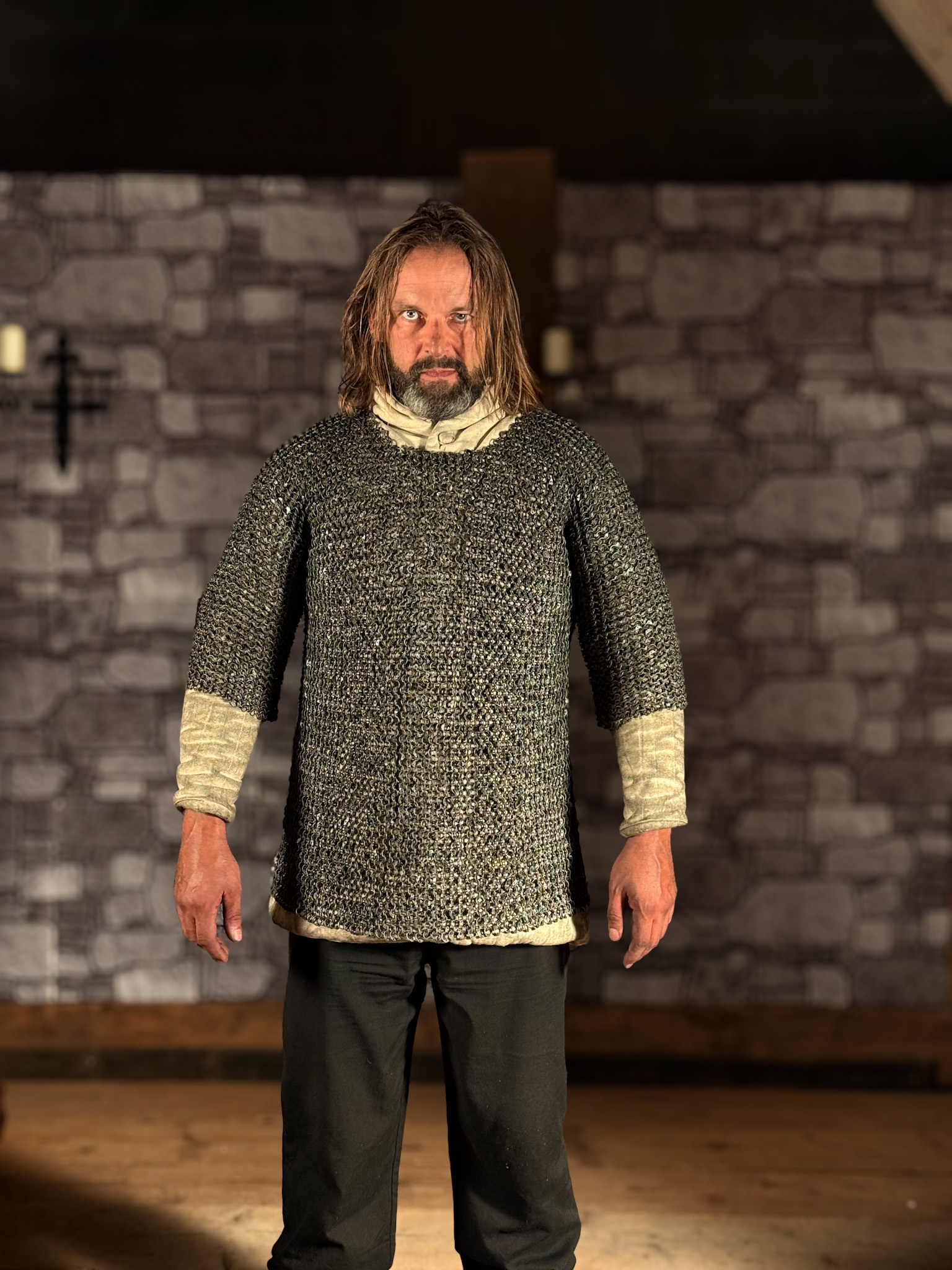 Kettenhemd Haubergeon Rundring Vernietet 10mm