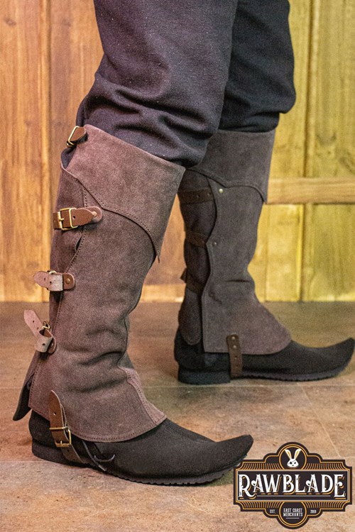 Gamaschen aus Veloursleder