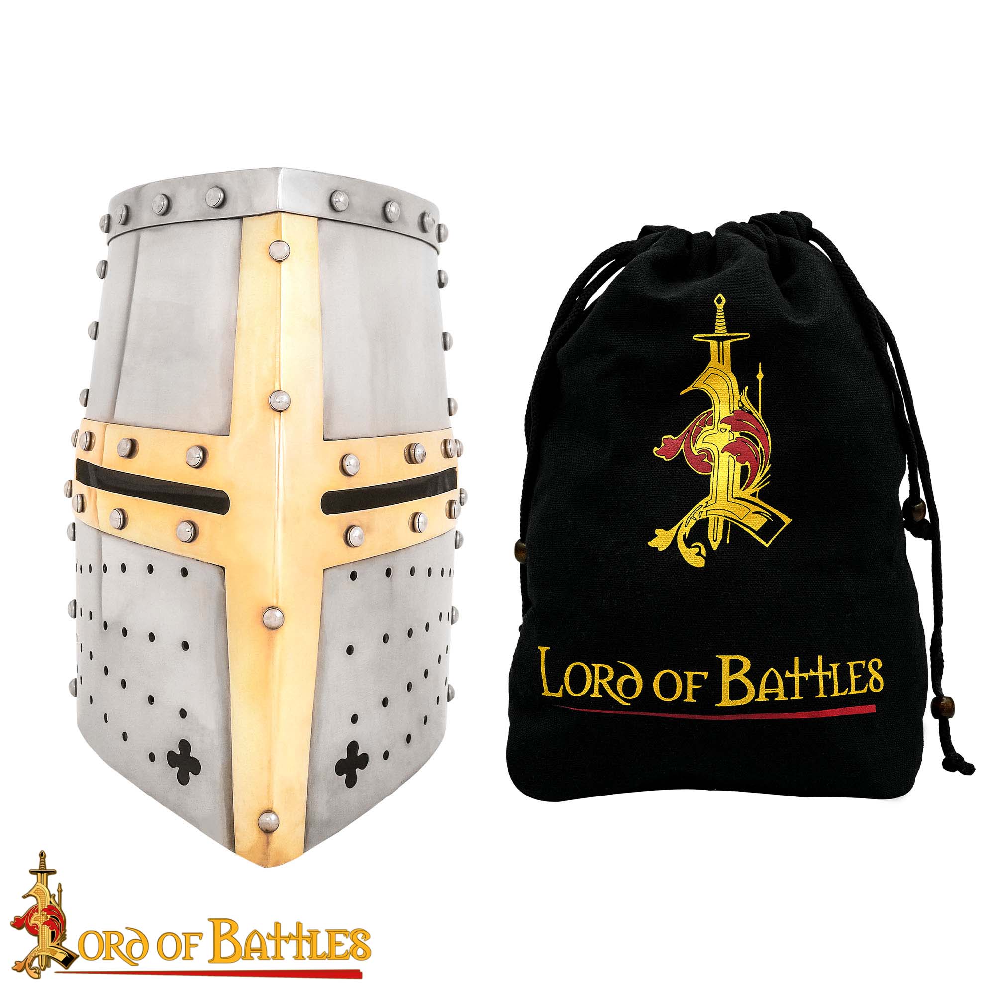 Kreuzritter Topfhelm, 1,3mm