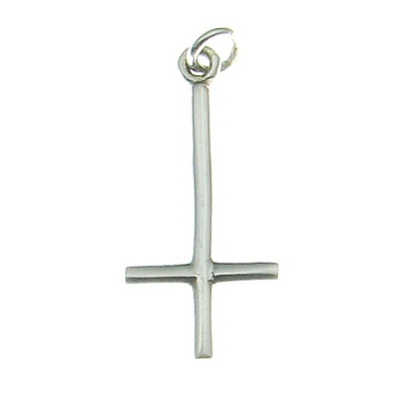 Silberanhänger Kreuz gedreht