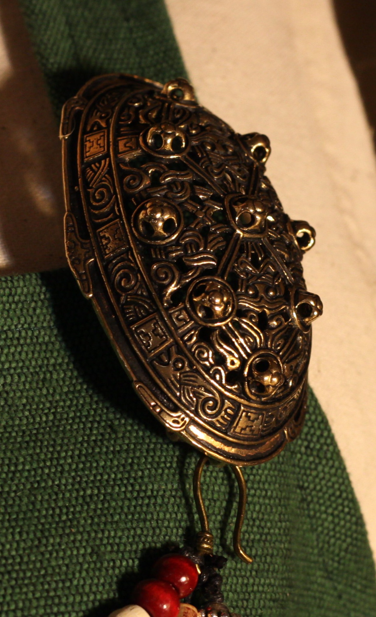 Wikinger Ovalfibel - Schalenfibel