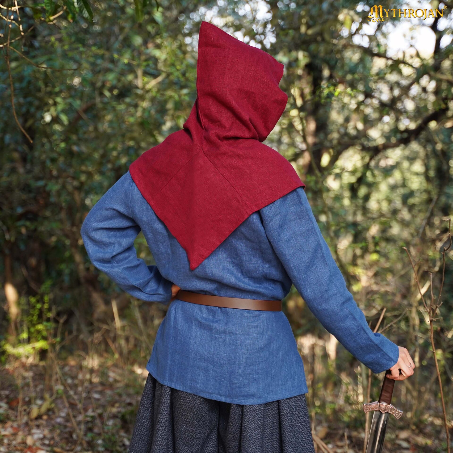 Skoldehamn Gugel aus Leinen