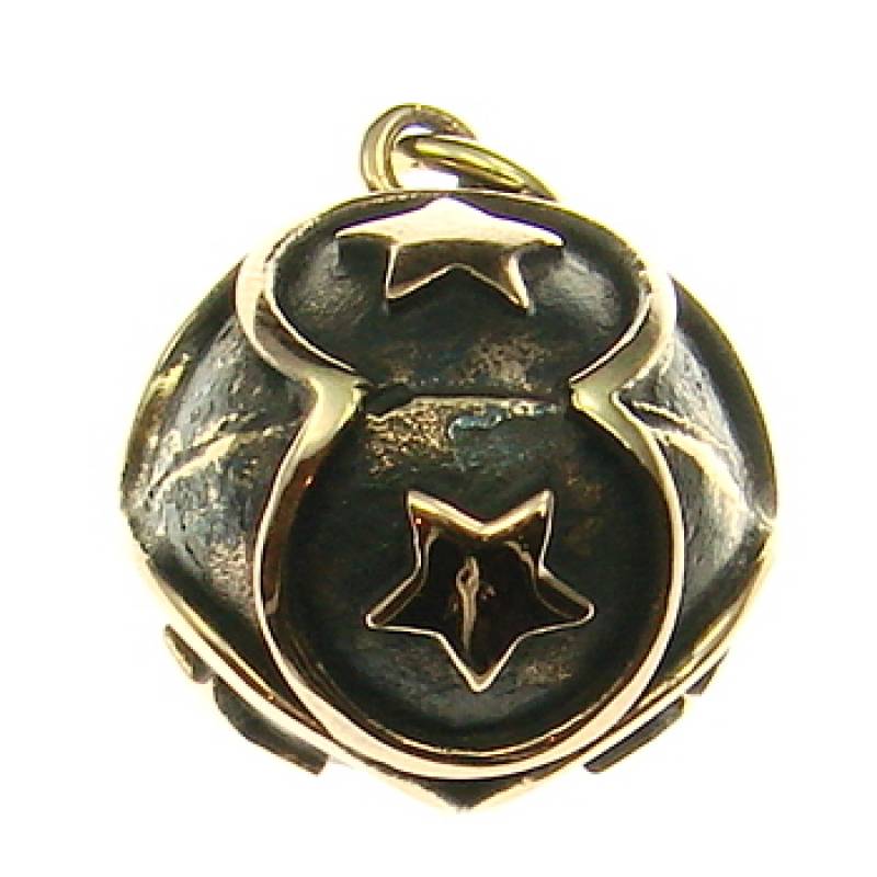 Bronzeanhänger Sternenkugel