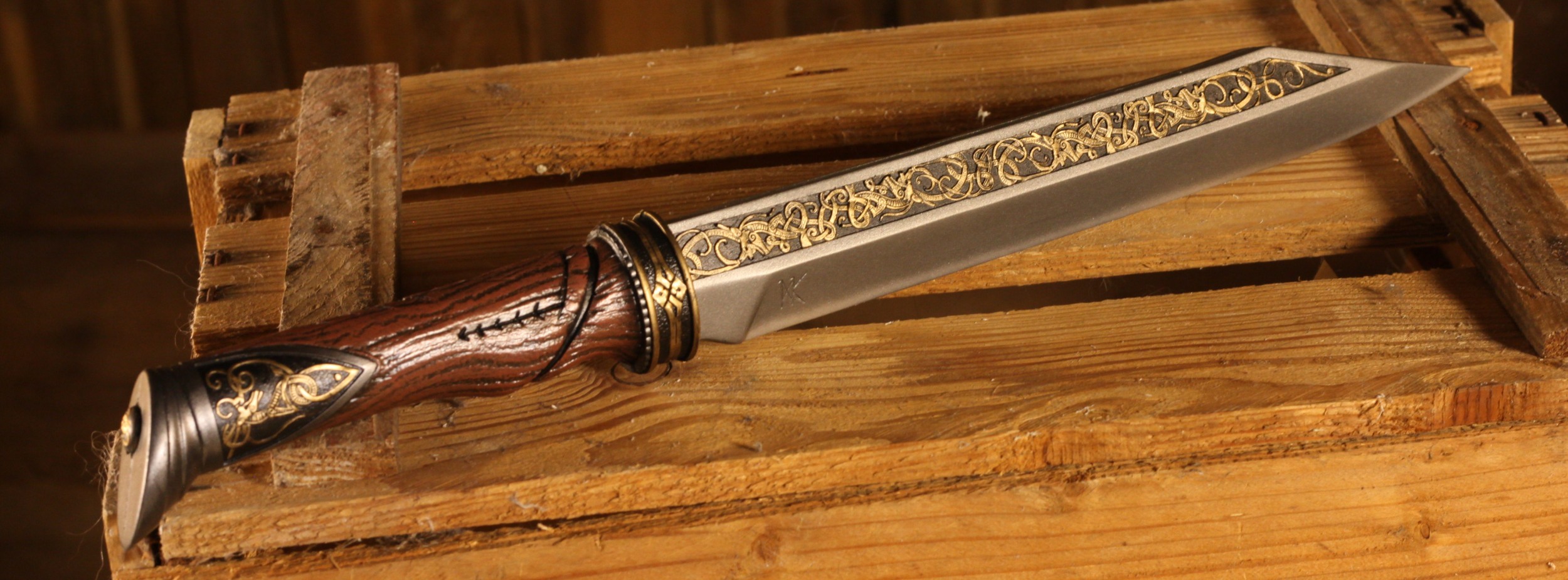 Kurzmesser Wikinger-Sax Norn 45cm