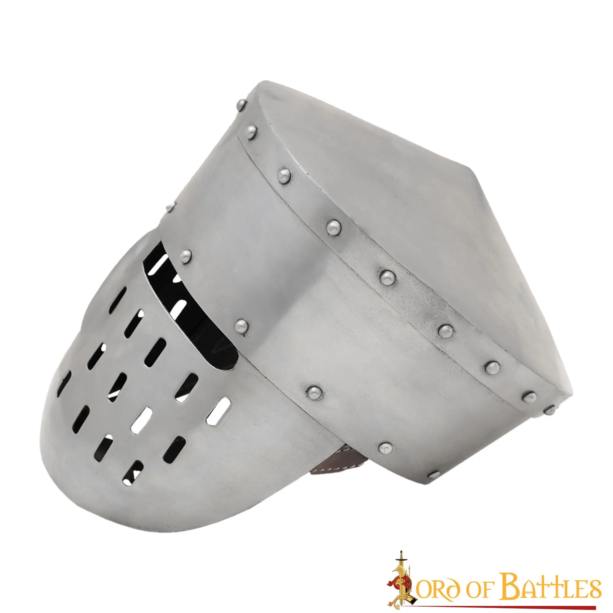 Historischer Kreuzritter Eimer Stahlhelm - 1,6mm