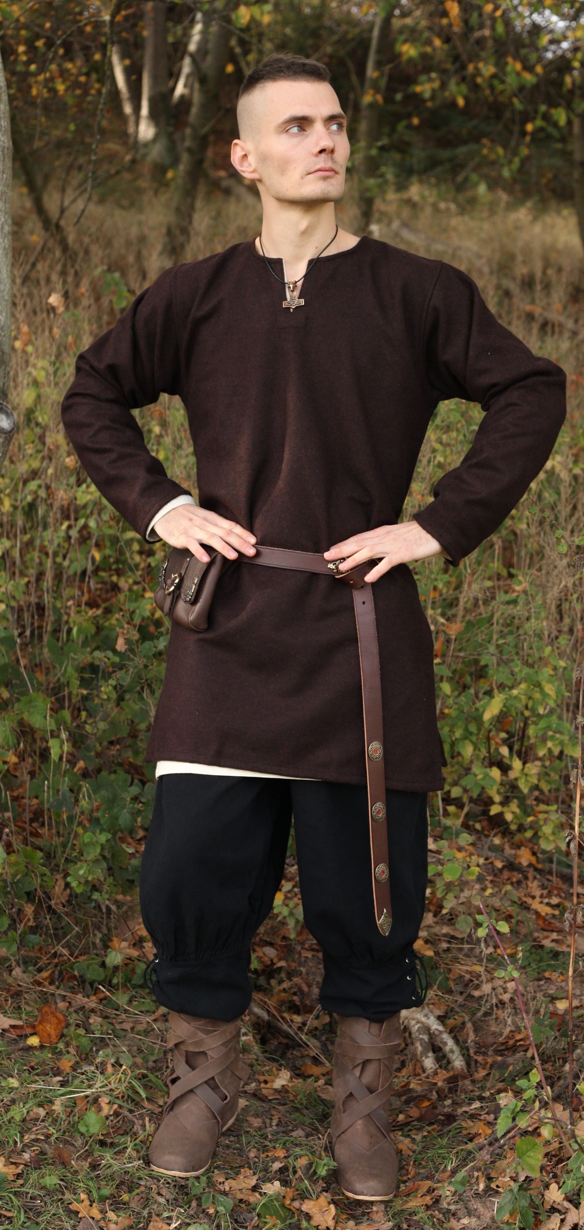 Wolltunika Lodin Braun