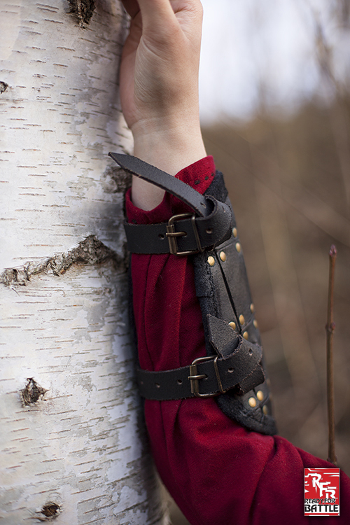 Ready For Battle Armschienen Kämpfer schwarz