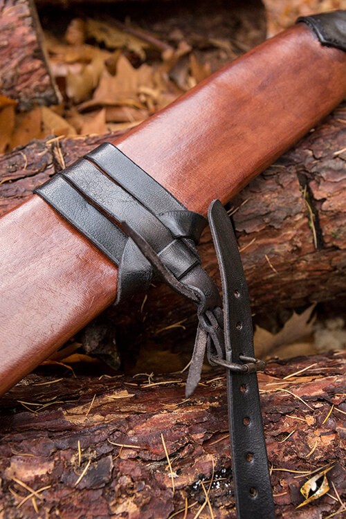 Schwertscheide Medium Linkshänder braun