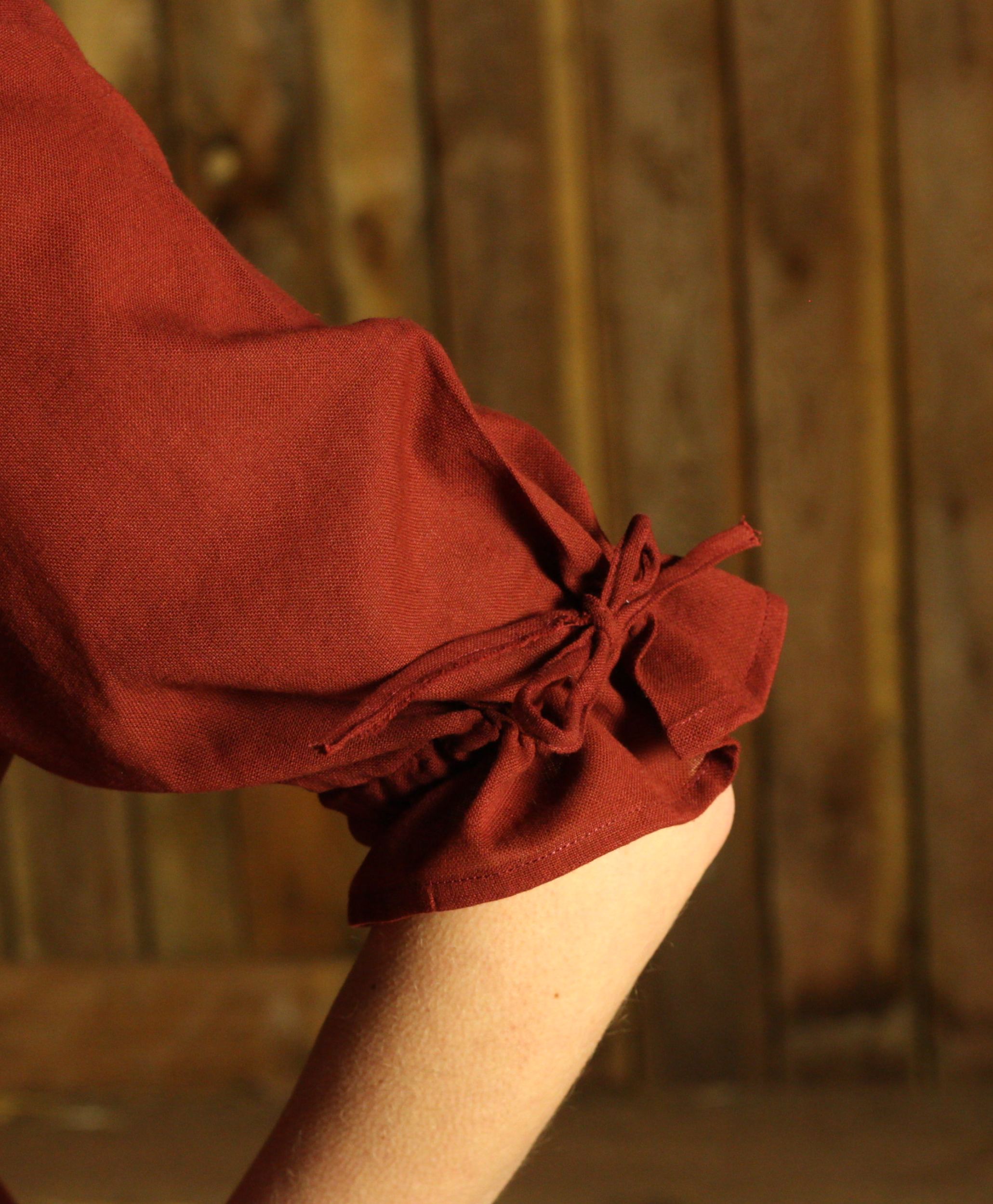 Mittelalterbluse, kurze Ärmel