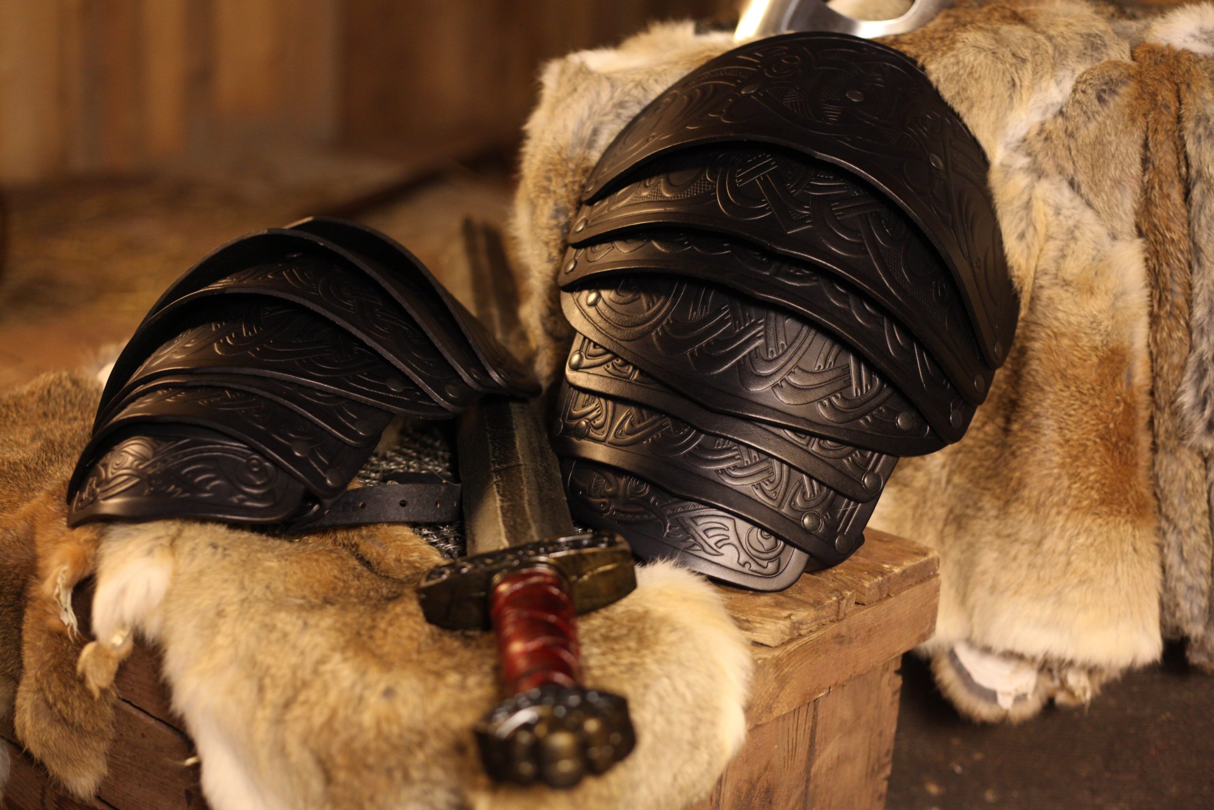 LARP Schulterrüstung Vendel