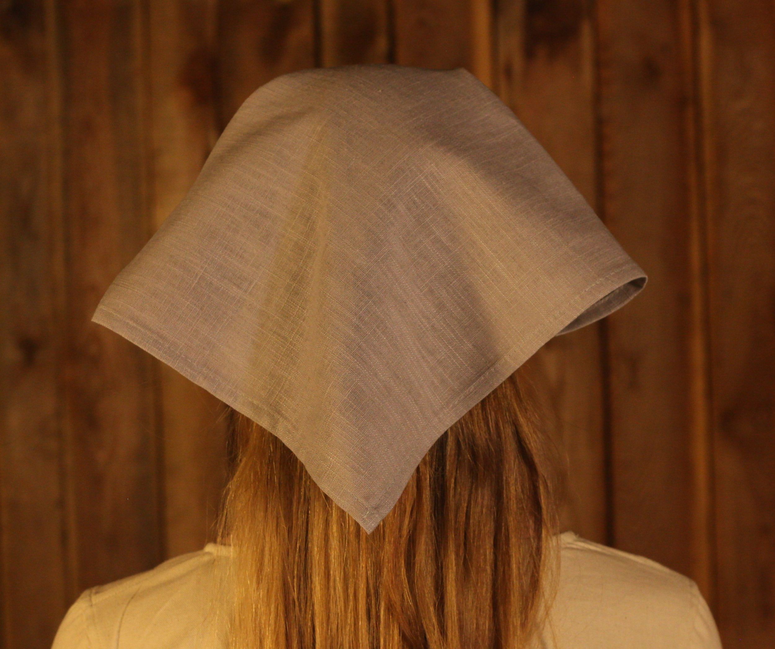 Dreieckstuch aus Leinen