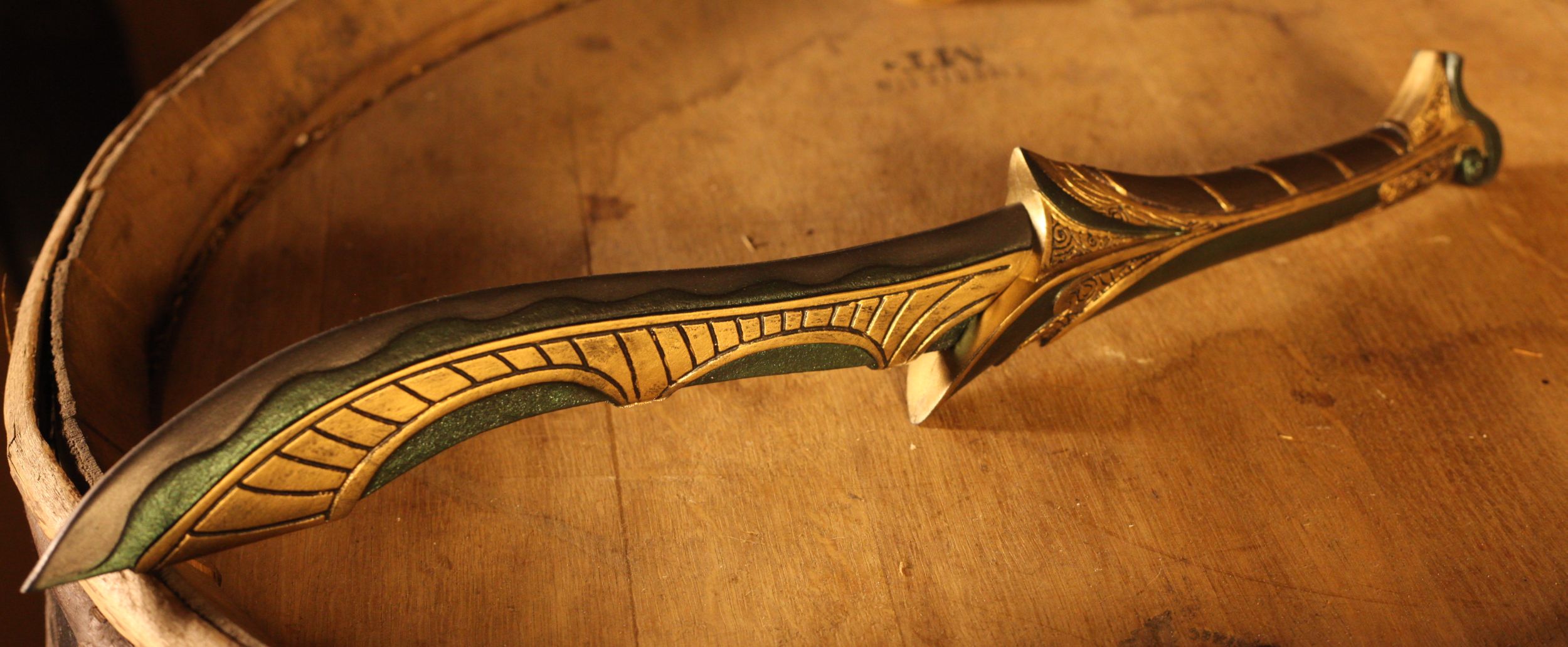 Elfendolch Nymrael grün 47cm