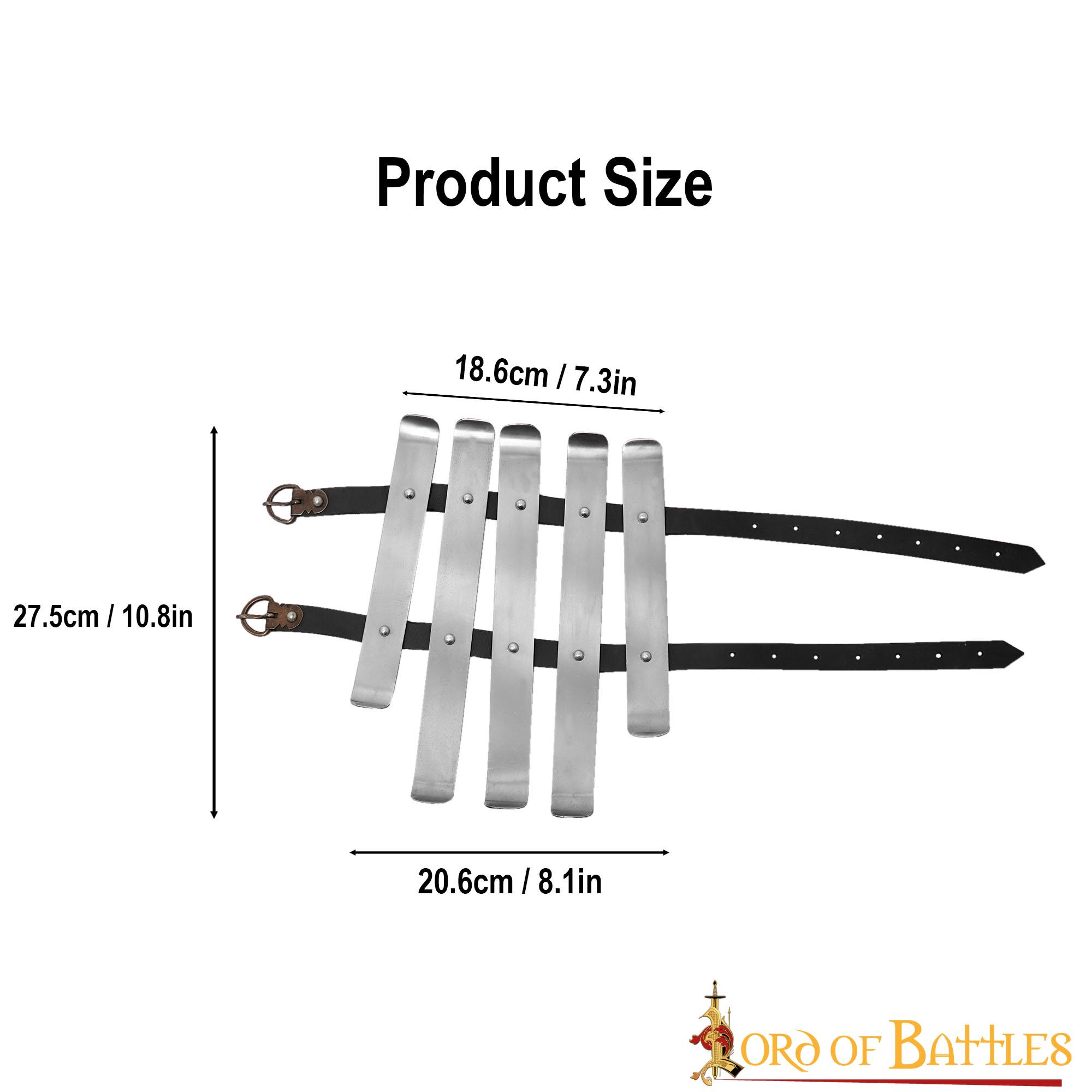 Valsgärde Armschienen aus Stahl, 1,3mm