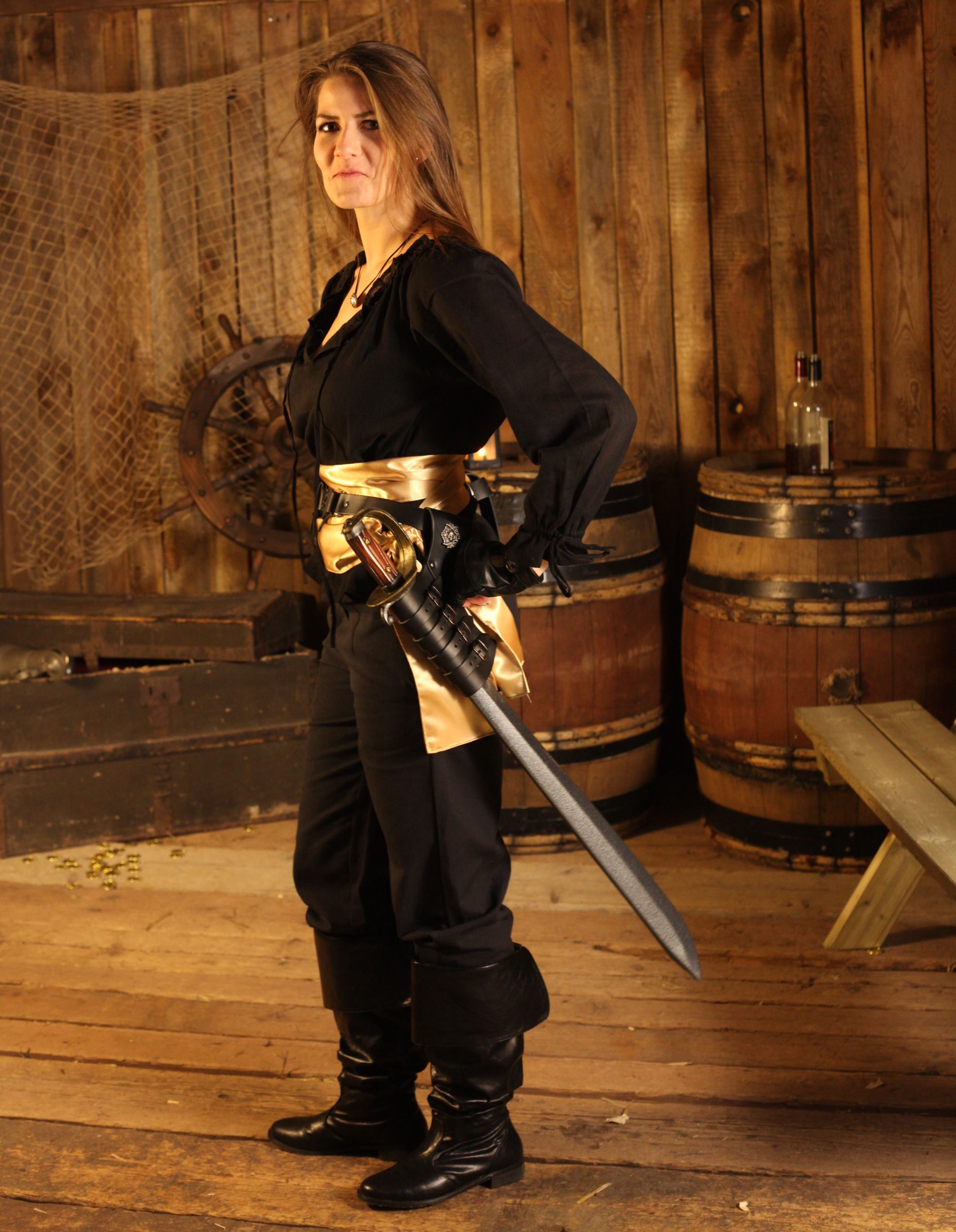 Mittelalter-Hose mit Gummizug