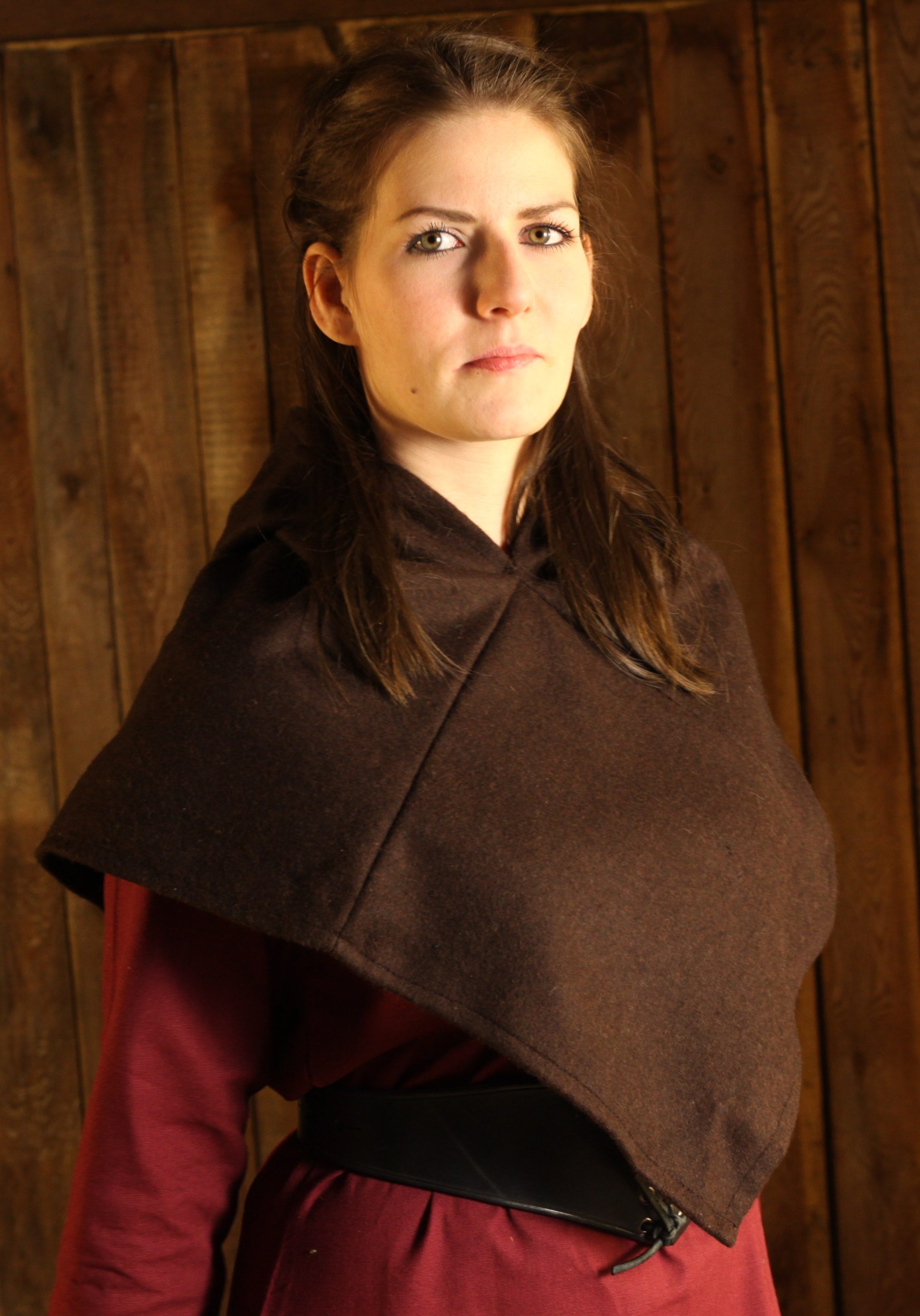 Woll-Gugel Bjorn  Braun