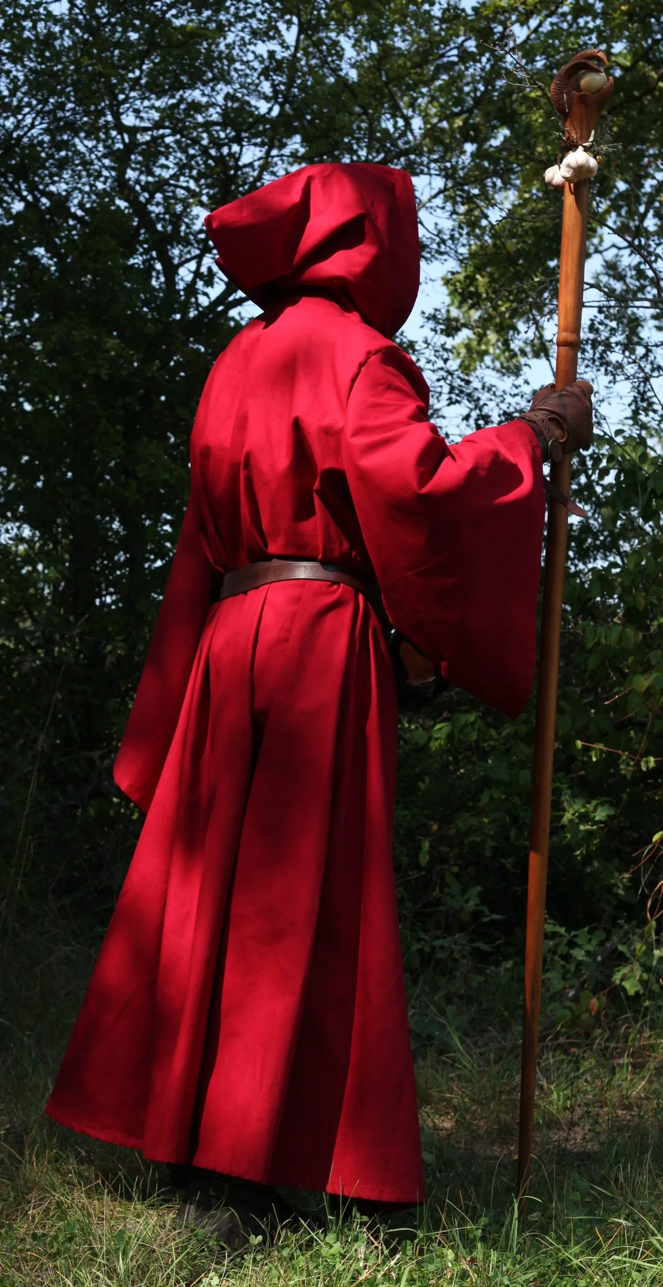 Weinrote Magierrobe