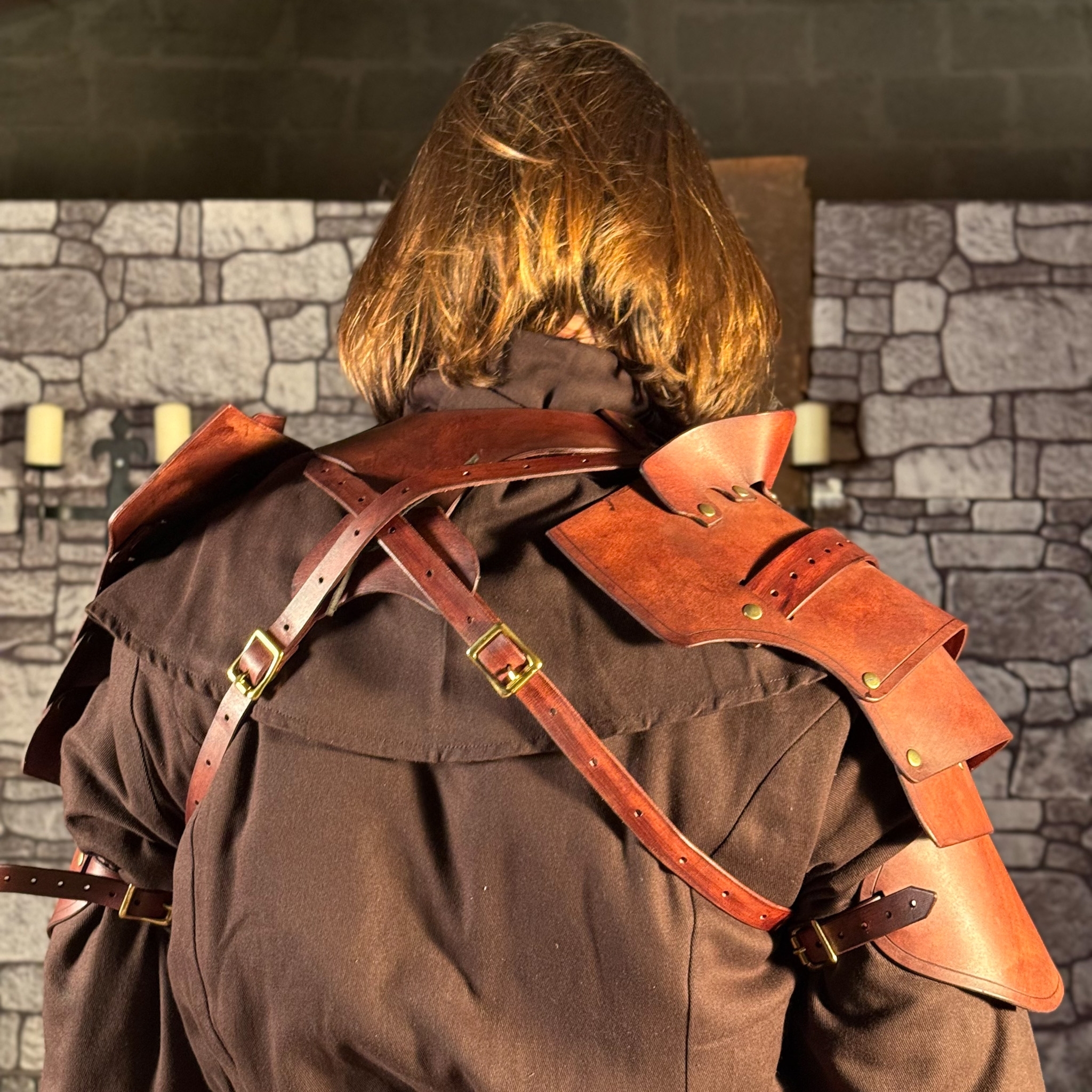 Lederschultern Bandit