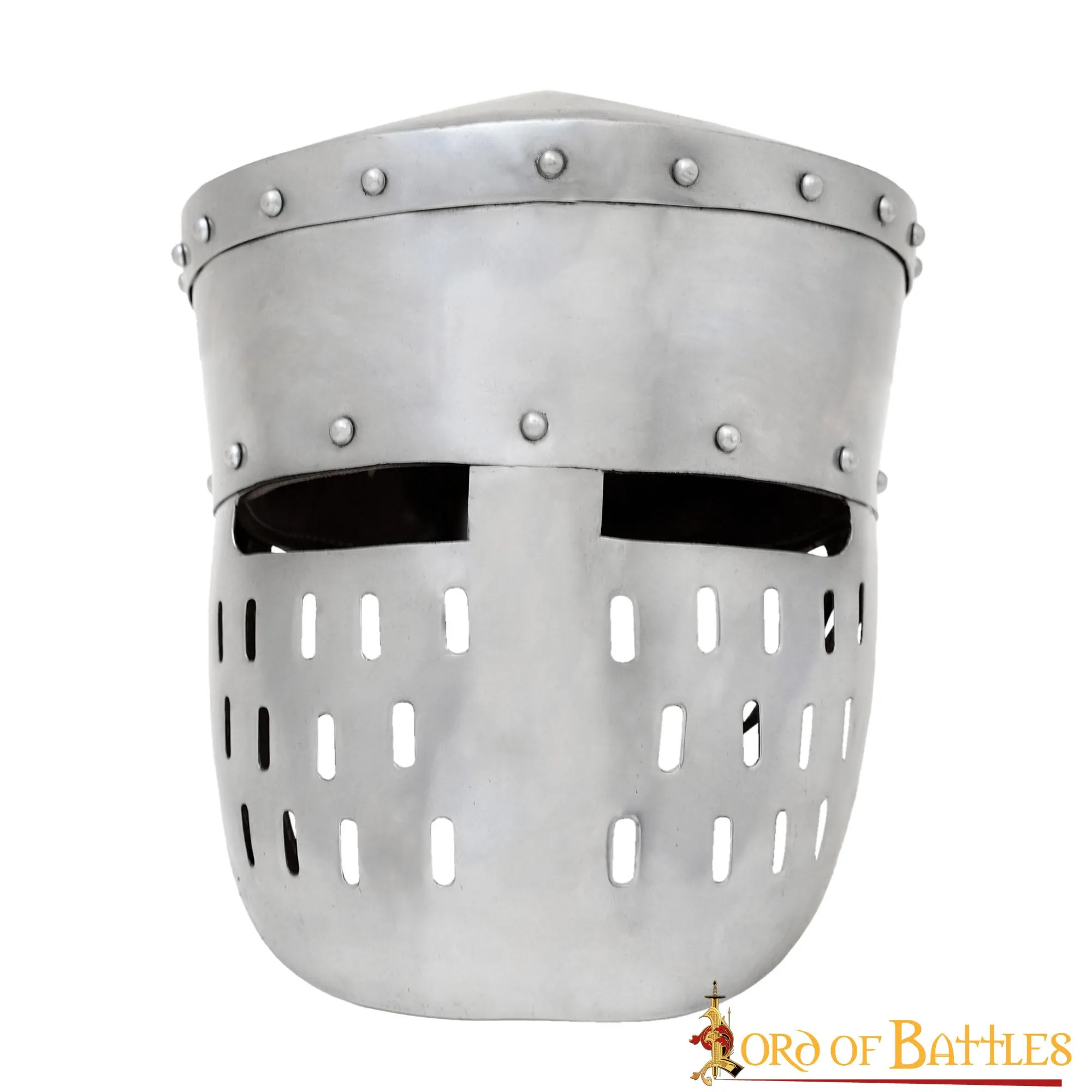 Historischer Kreuzritter Eimer Stahlhelm - 1,6mm