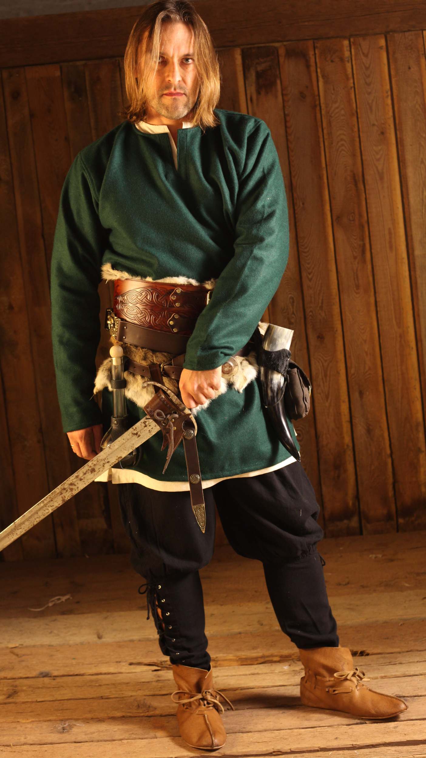 Wolltunika Lodin Grün