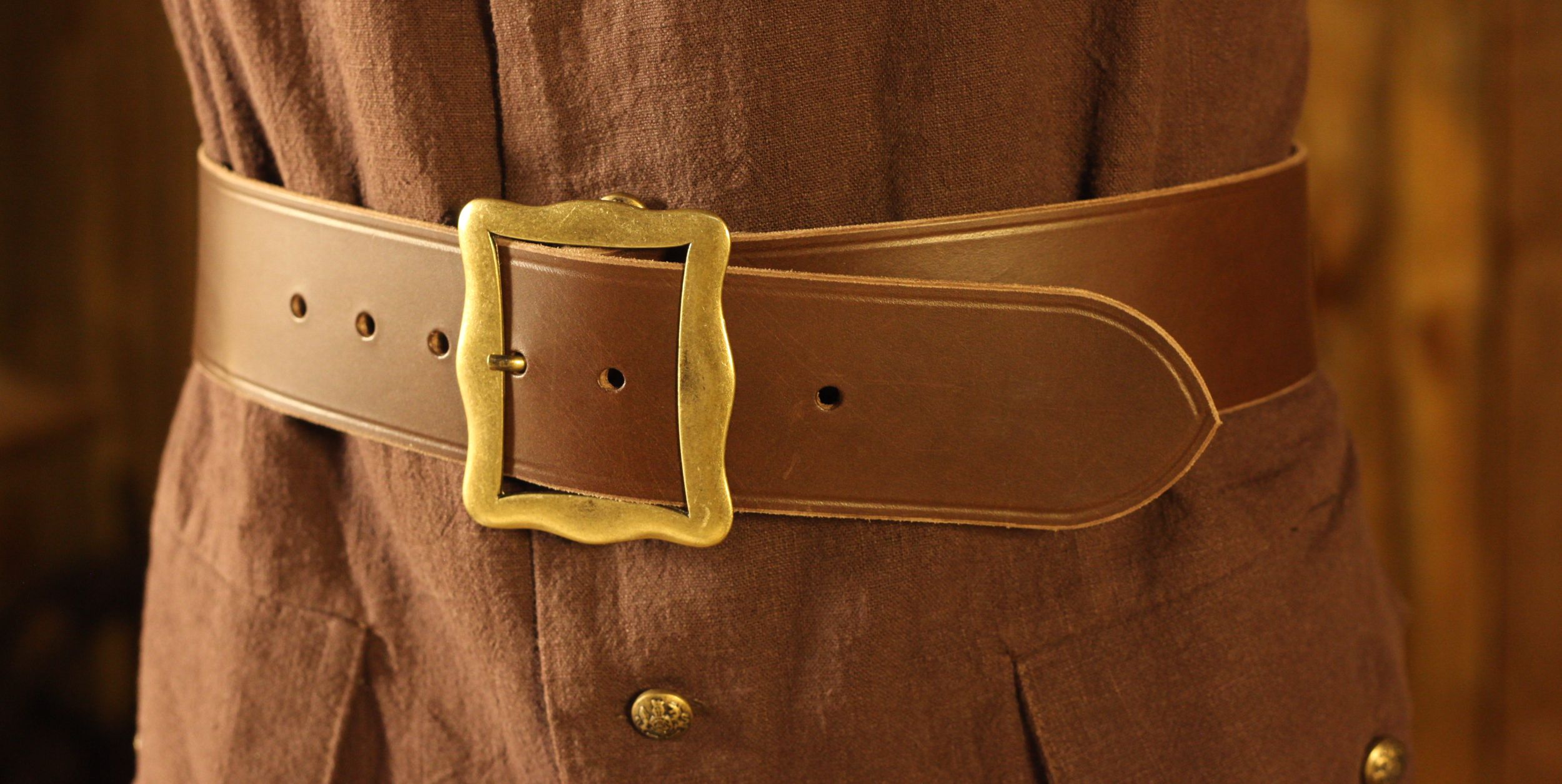 Ledergürtel 6cm Piratengürtel