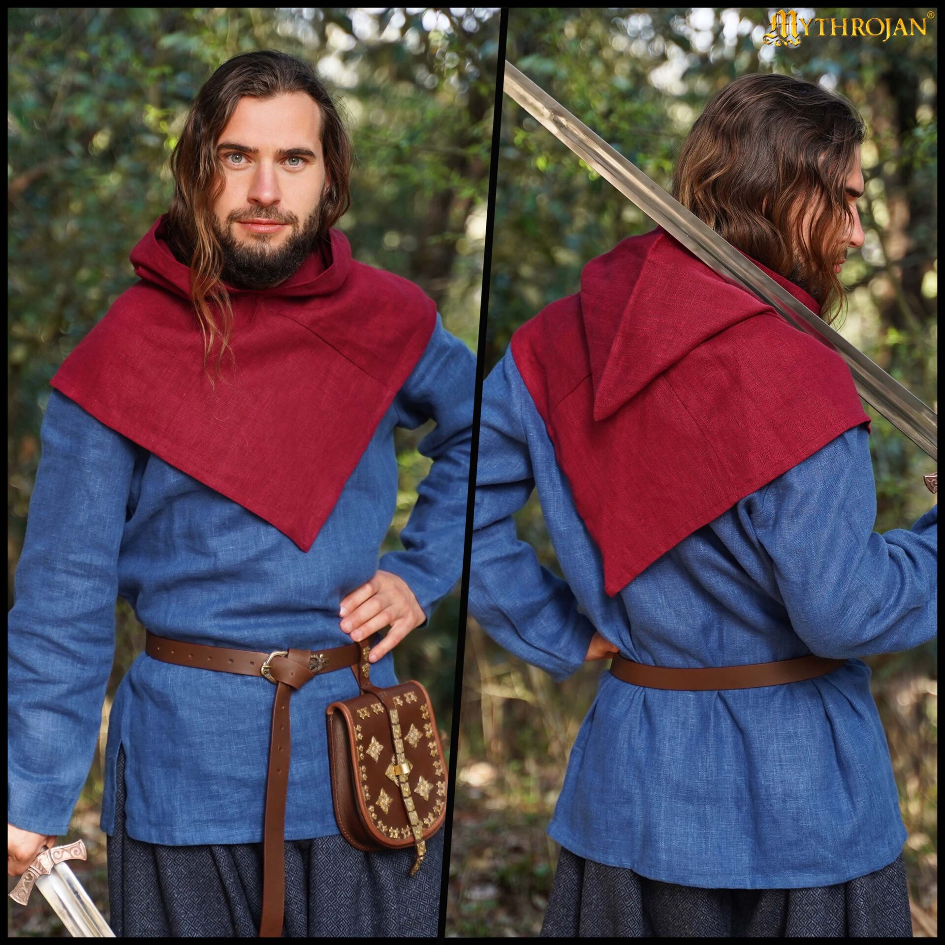 Skoldehamn Gugel aus Leinen