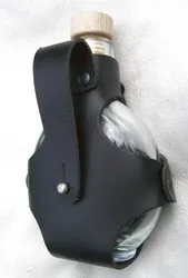 Feldflasche Flachmann mit Halter 0,2l