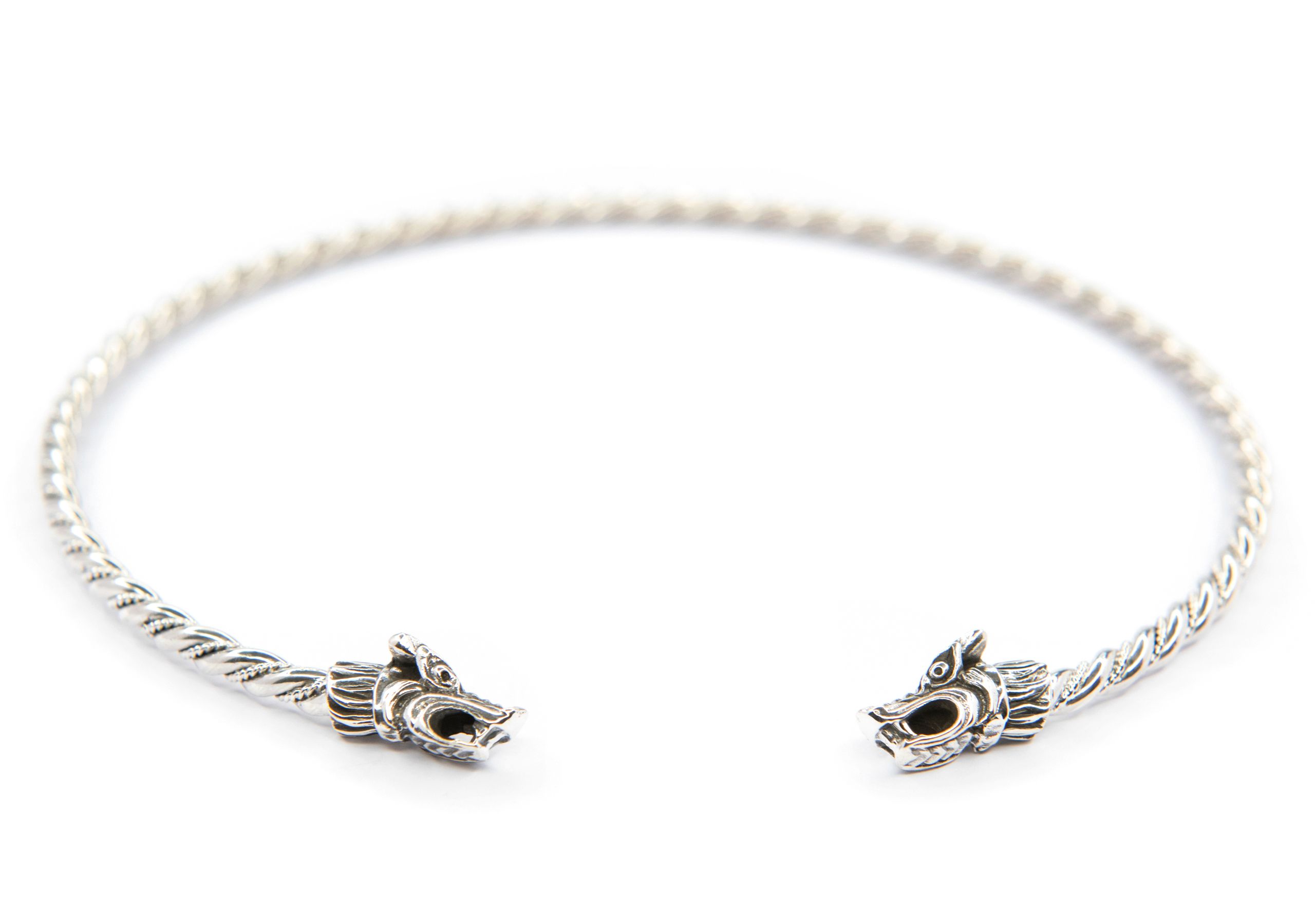 Wikinger Silber-Halsreif für Männer