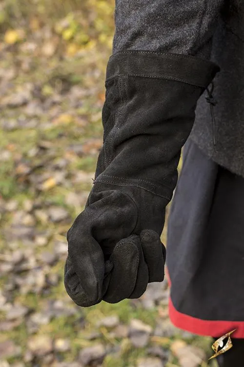 Lederhandschuhe schwarz