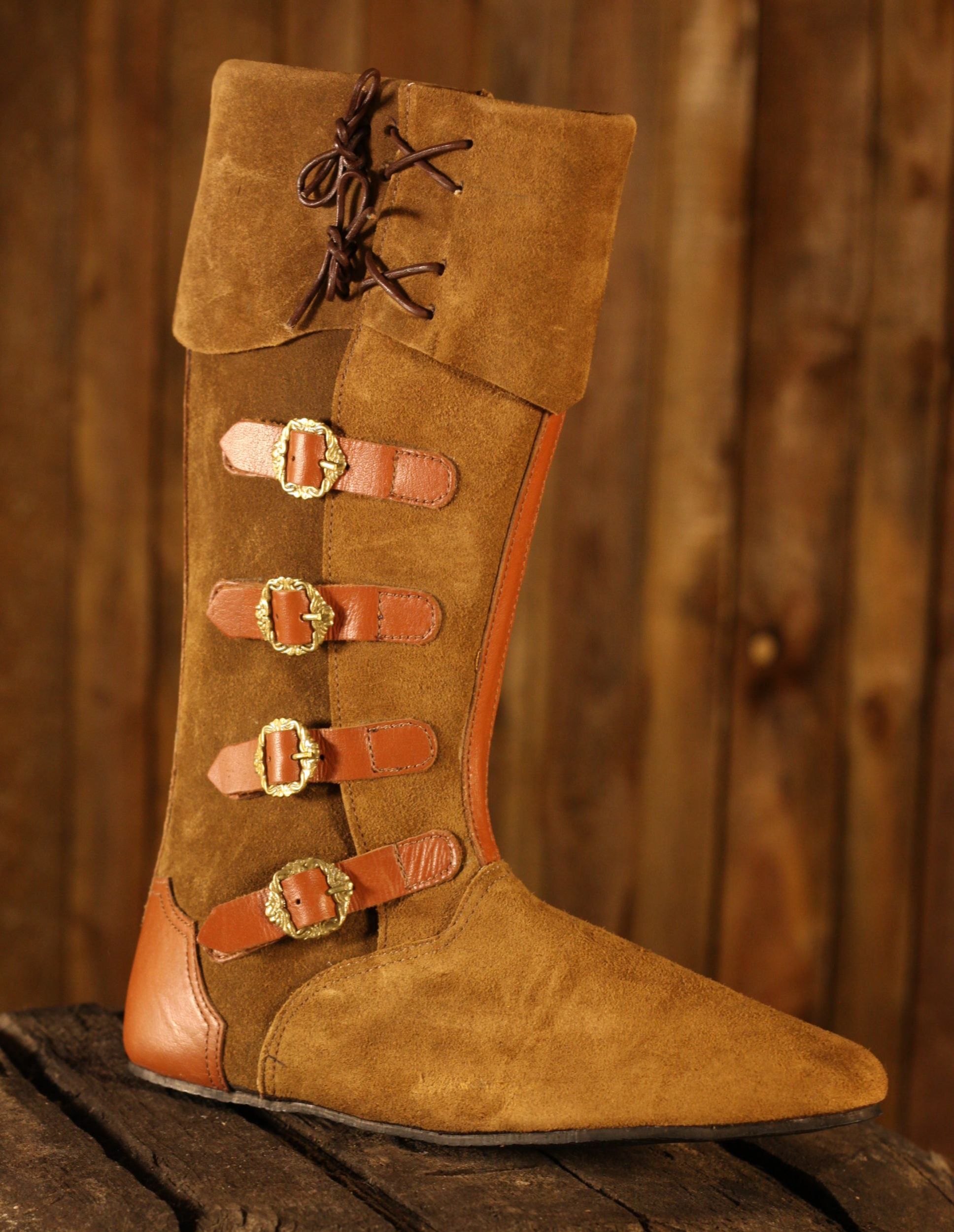 Mittelalterstiefel Sewolt braun