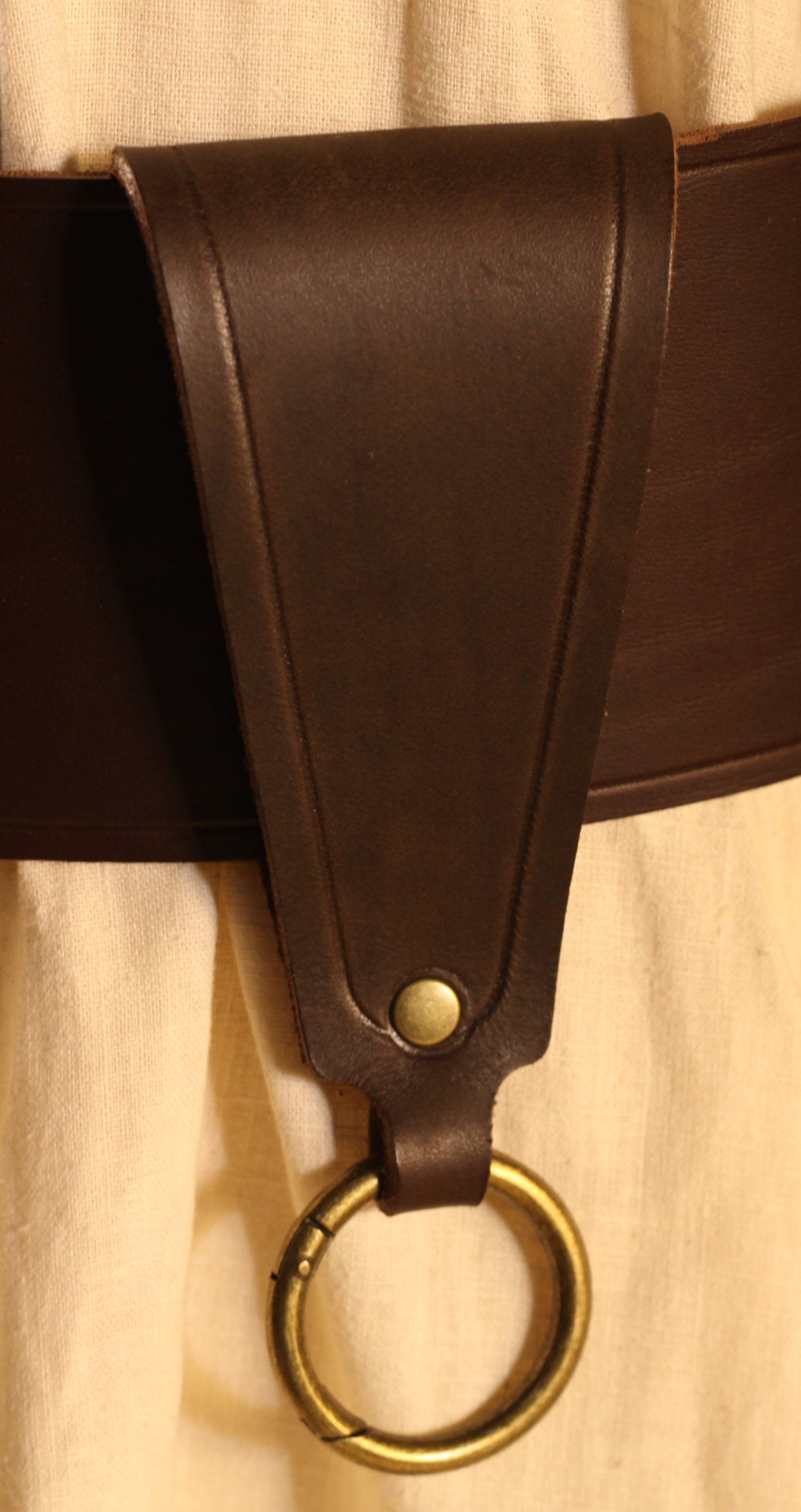 Gürtelschlaufe für Breitgürtel mit Ring