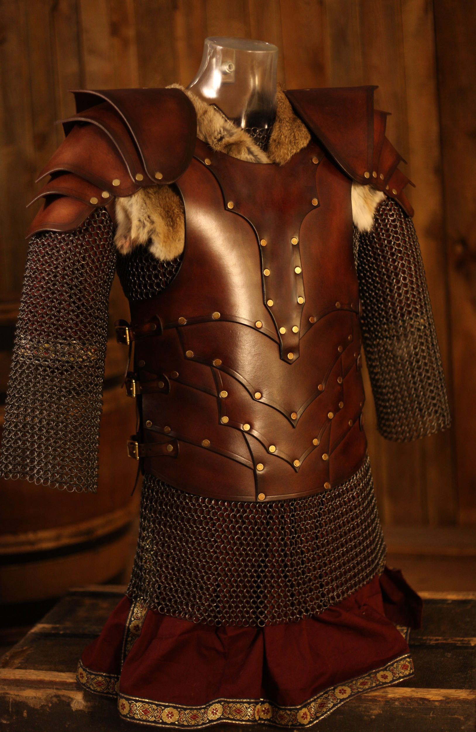 LARP Lederrüstung Draco Bausatz DIY